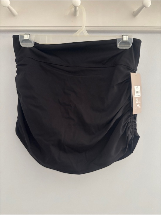Avia Dresses & Skirts - Avia Black High-Low Ruched Athletic Skirt
